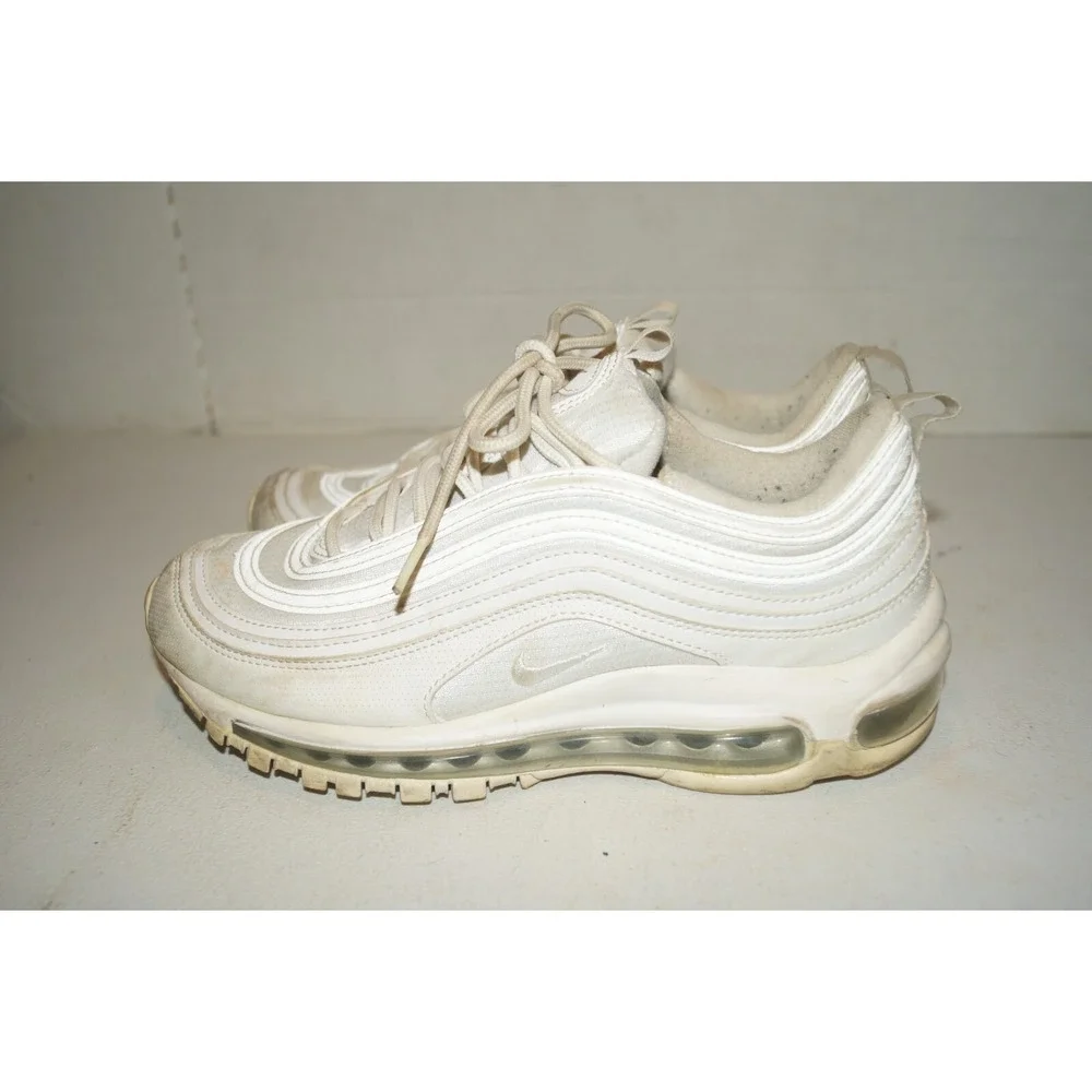 Nike Air Max 97 White Metallic Silver (GS) Size 6Y